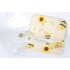 TNPVHAN Sunflower Bee Dish Drying Mat Absorbent Dishes Drainer Rack Mats Microfiber Reversible Dish Drying Pad Fast Dry Kitchen Accessories 16x18 For Kitchen Counter